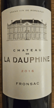 Preview: Chateau de La Dauphine 2016 Etikett