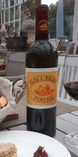Clos L'Eglise Pomerol Dinner